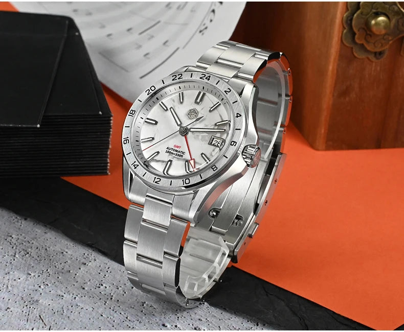 San Martin Men GMT Watch mm Automatic Mechanical - Product Image 12