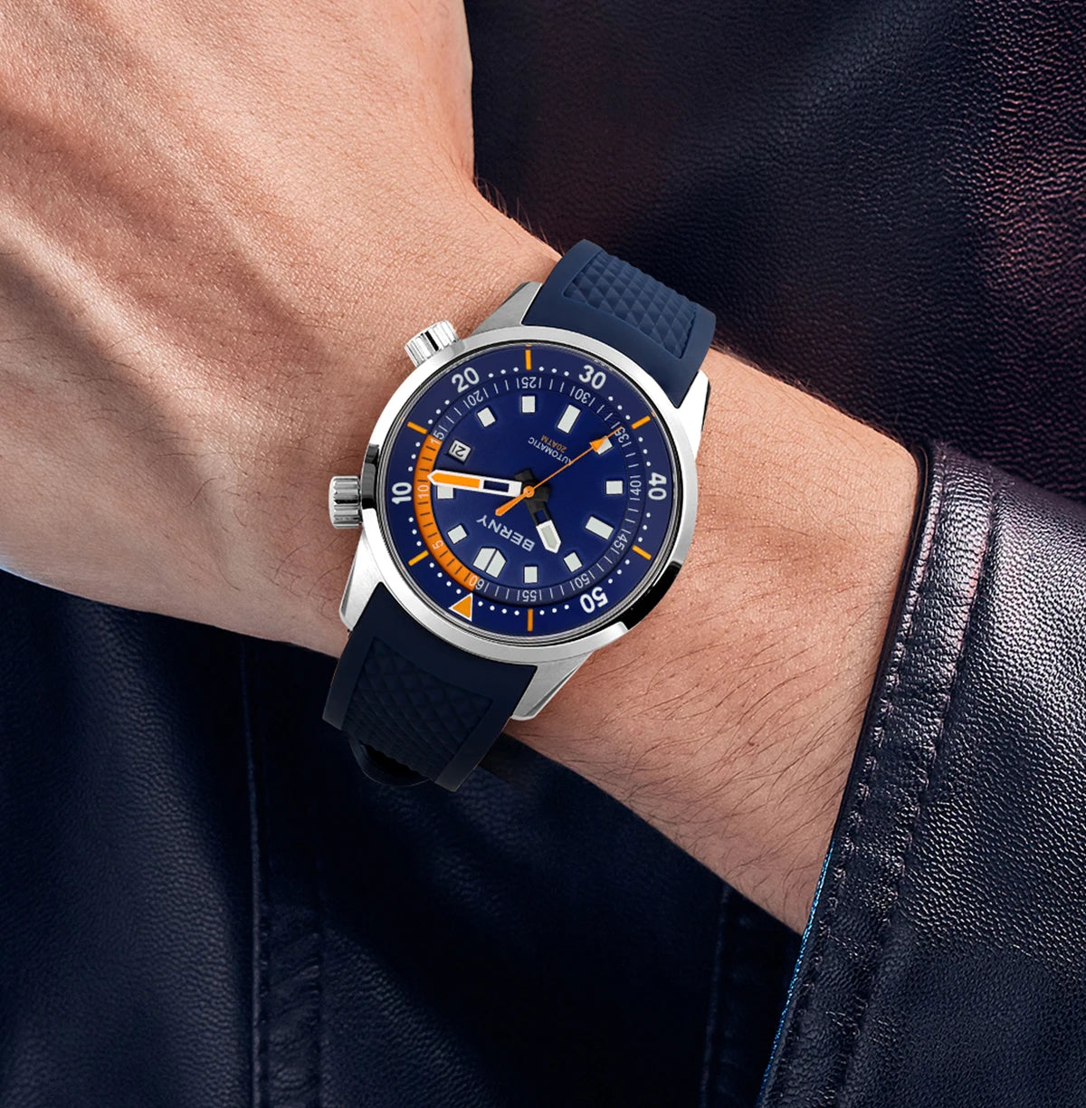 vastara - berny professional dive watch 200m watch 8 - sports unisex timepiece with waterproof (USA)