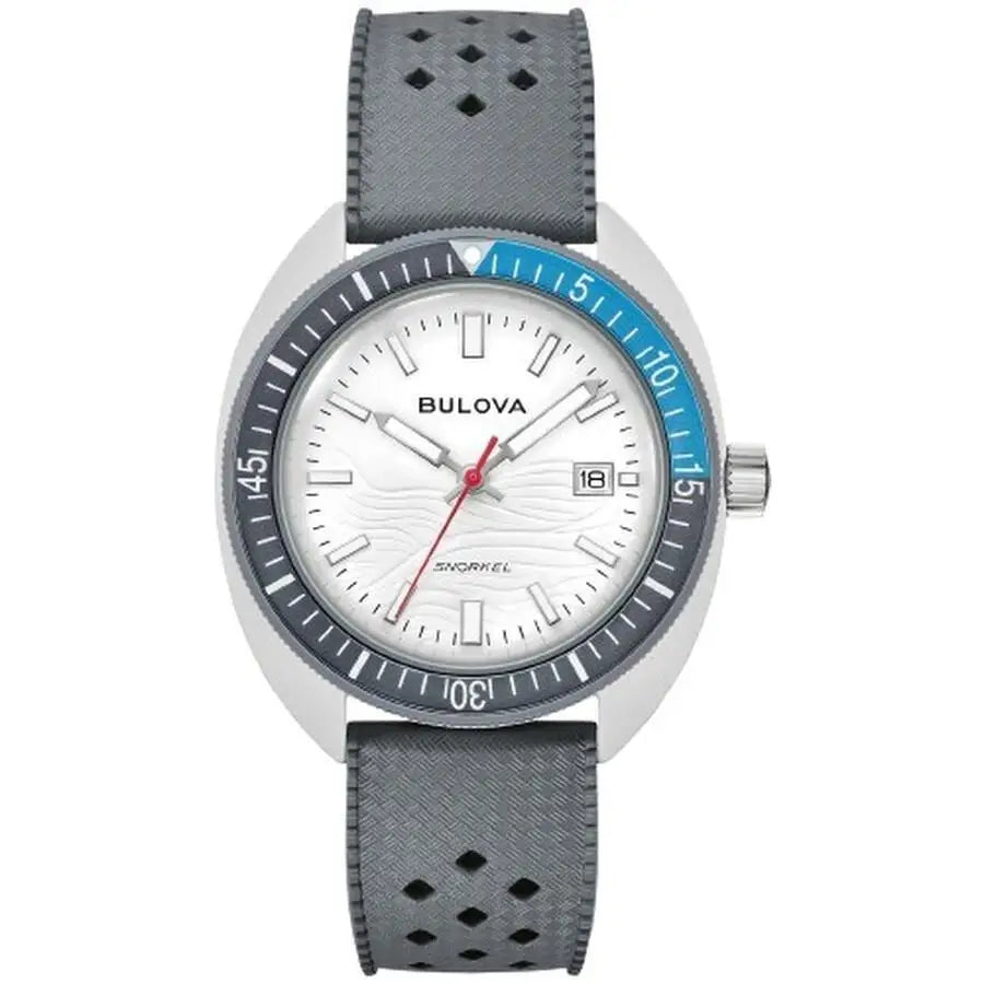 Bulova | Snorkel Quartz White Dial Men's Watch B - Luxury Watch with precision timepiece