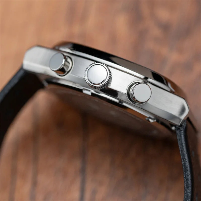 vastara proxima 39mm square watch – men’s chronograph watch 9 - casual unisex timepiece with chronograph (USA)