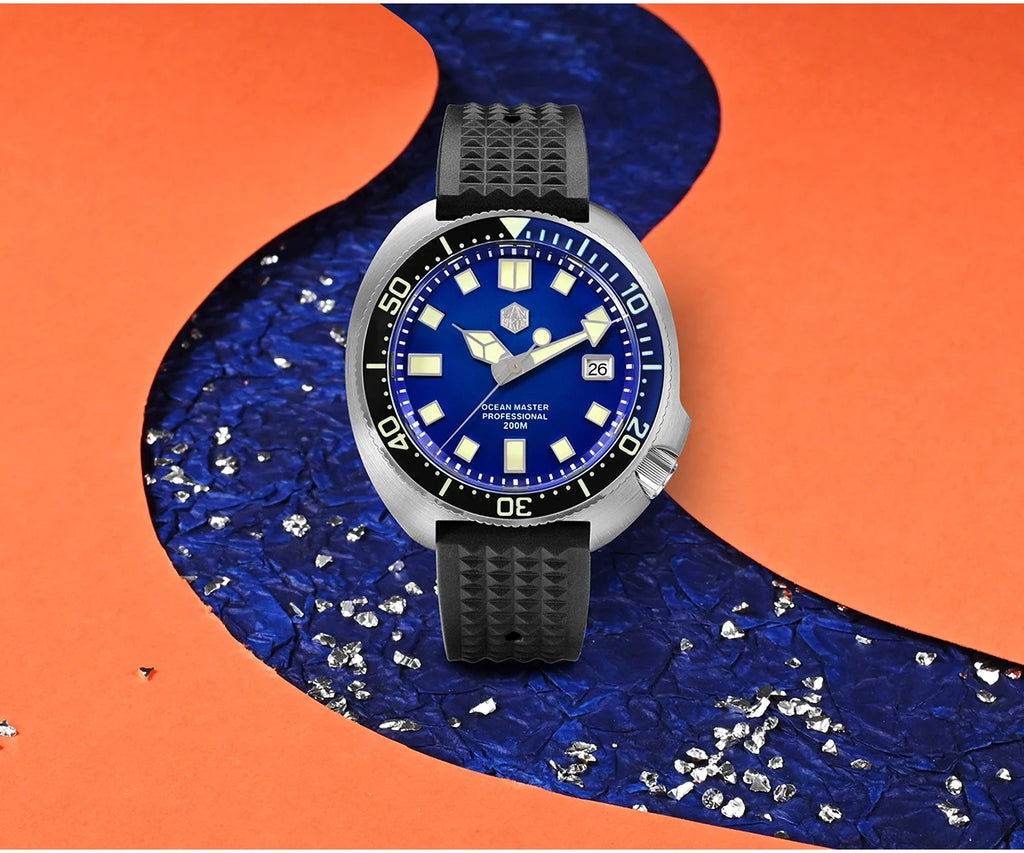 San Martin Men Automatic Watch Military Mechanical - Product Image 8