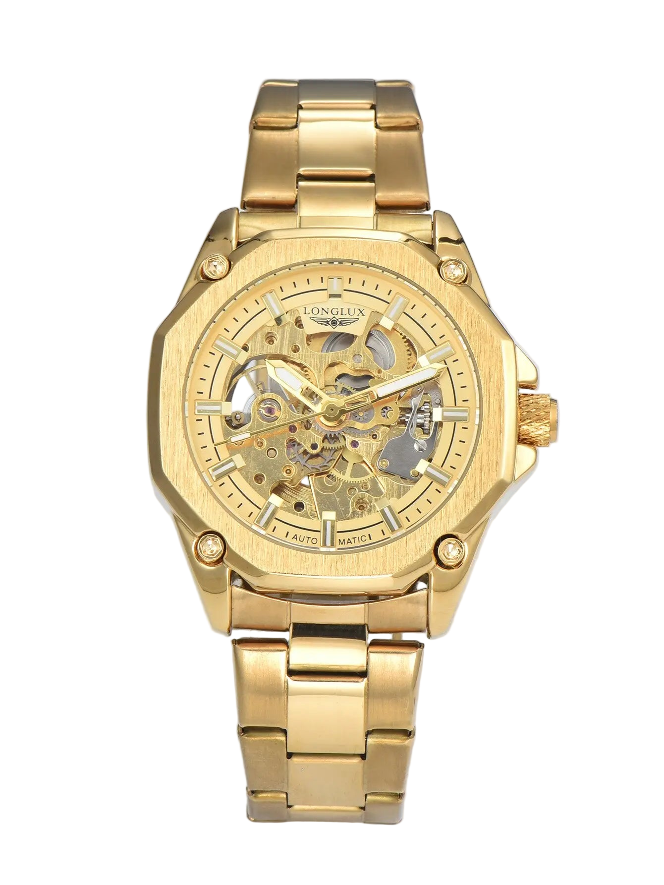 vastara - titancore men s automatic skeleton watch - casual unisex watch with waterproof in neutral stainless steel (USA)