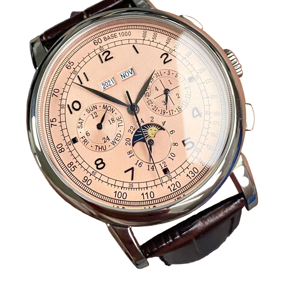 vastara - corgeut horizonmaster 42mm automatic calendar watch for men watch 40 - casual unisex timepiece with stainless