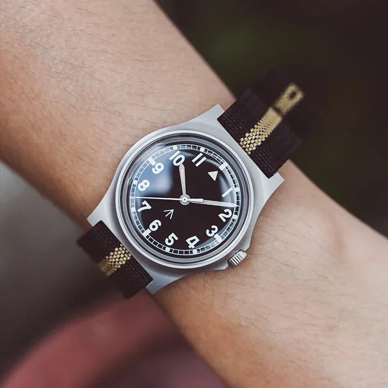 RDUNAE RA Quartz Watch Retro Military L Stainless - Product Image 6