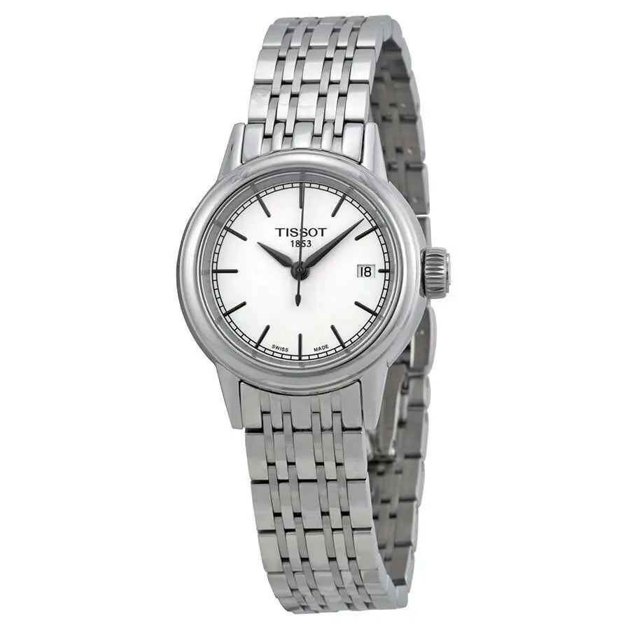 Tissot | Carson White Dials Stainless Steel Ladies - Stainless Steel with durable stainless steel