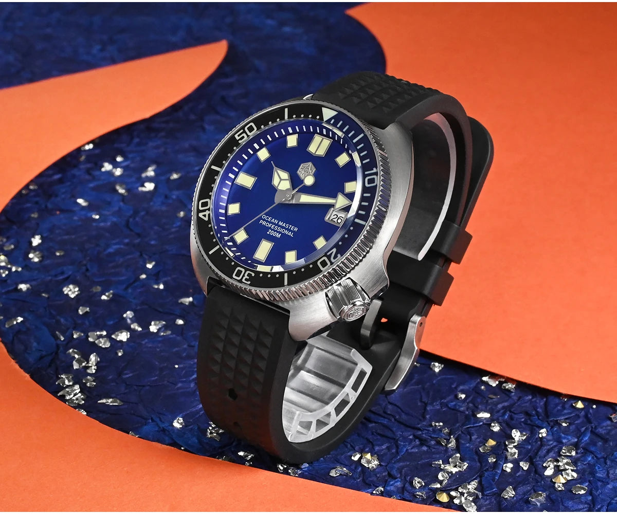 San Martin Men Automatic Watch Military Mechanical - Product Image 12