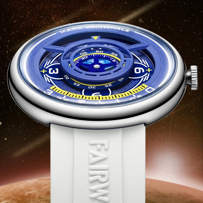 VASTARA vastara - mark fairwhale luminous sport quartz watch unisex timepiece - water-resistant stainless steel watch (USA)