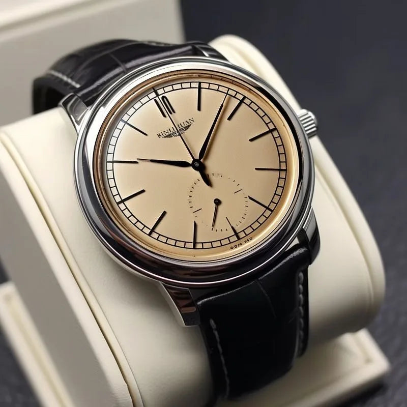 Men Fashion Retro Leather Watch Quartz Analog - Luxury Watch with precision timepiece