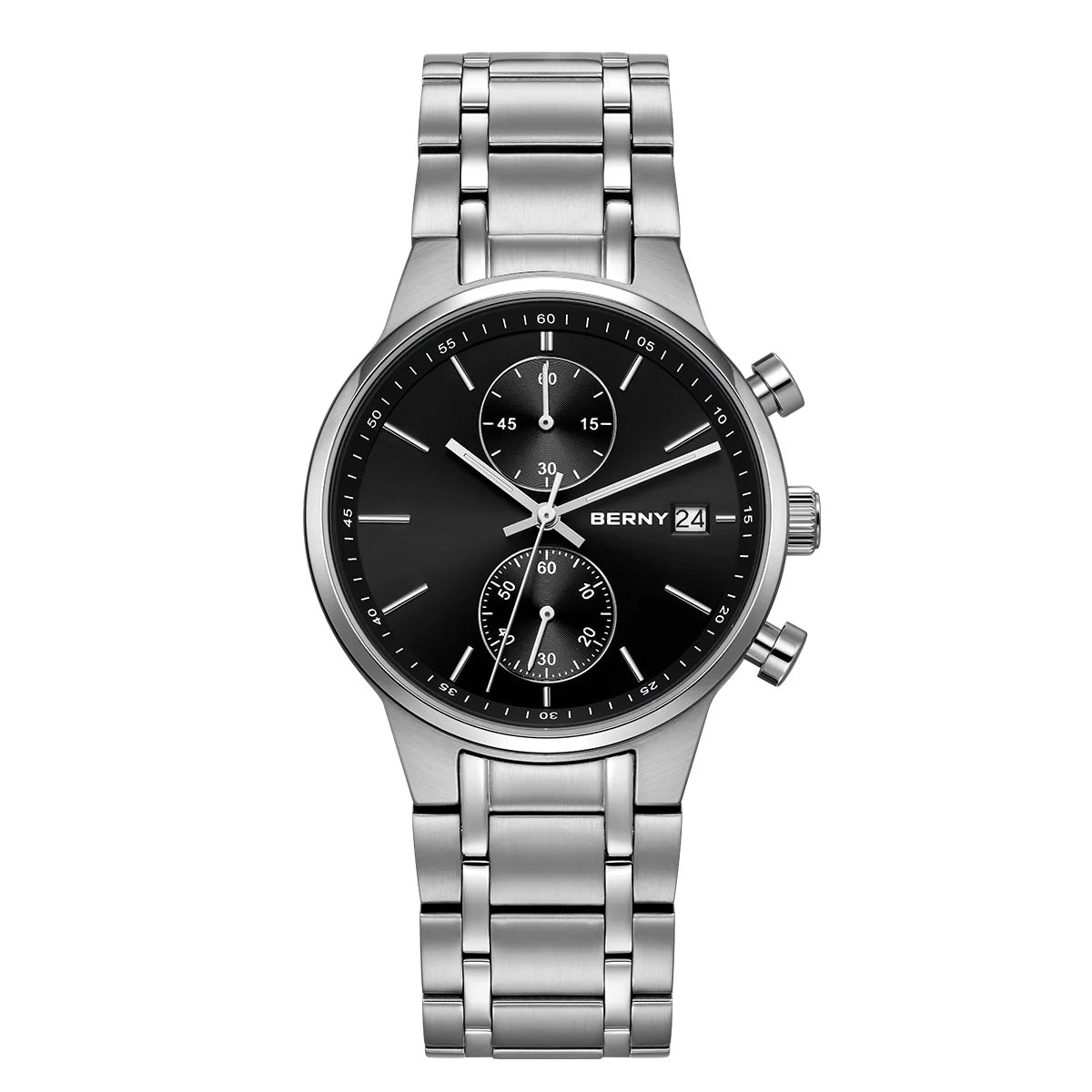 vastara - men's chronograph watch with luminous display watch 31 - casual unisex timepiece with chronograph (USA)