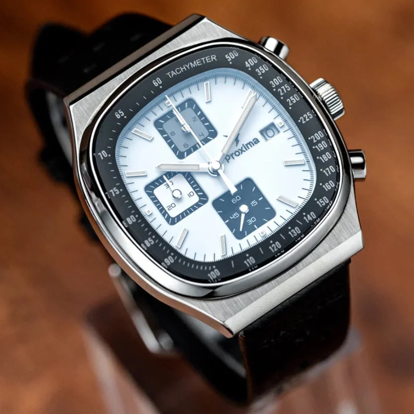 vastara proxima 39mm square watch – men’s chronograph watch 5 - casual unisex timepiece with chronograph (USA)