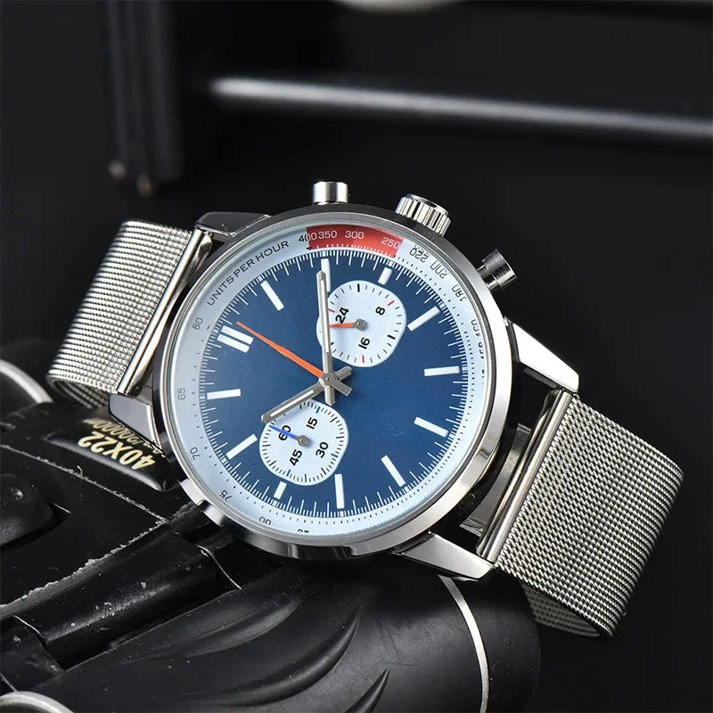 mm China Aviation Chronograph Quartz Watch Men - Luxury Watch with precision timepiece