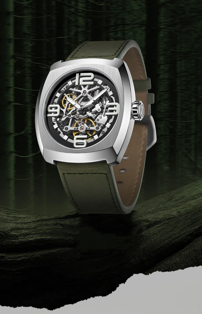 Seagull Men's Mechanical Watches MM Skeleton Dial - Product Image 11