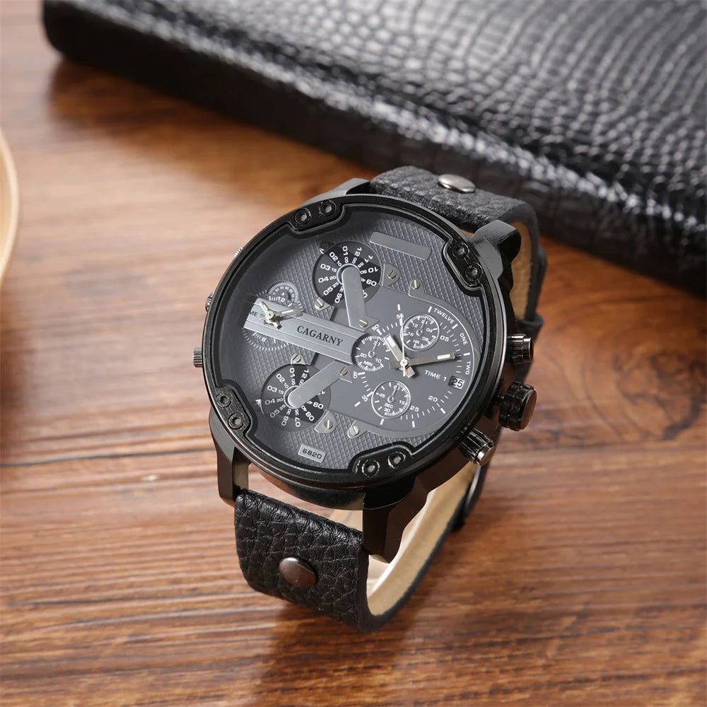 vastara cool big dial es for - genuine leather genuine leather design watch 24 - classic unisex timepiece with stainless