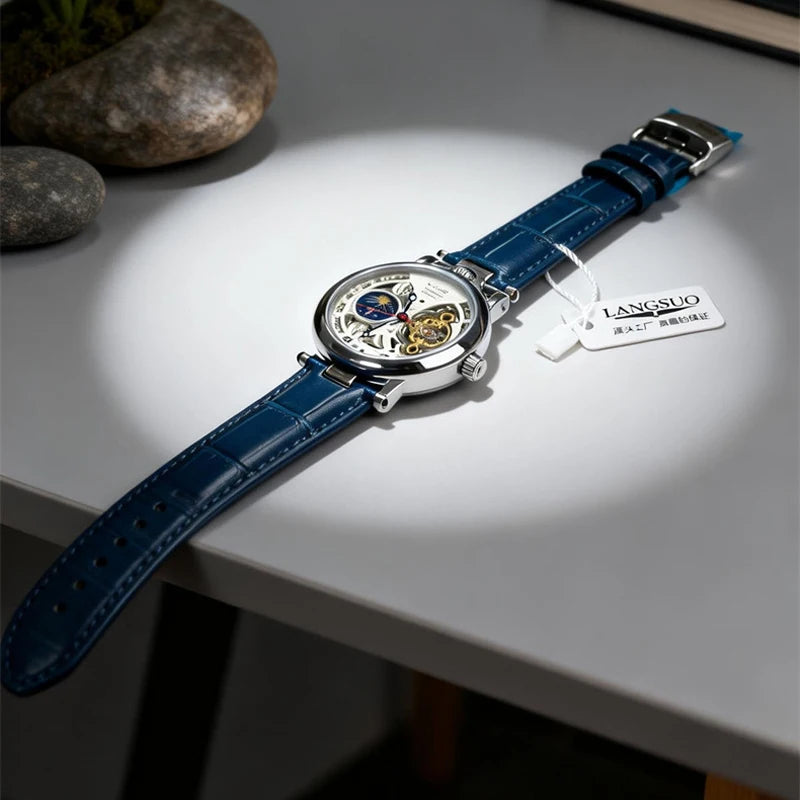  Luxury Moon Phase Men's Watches Original - Product Image 3