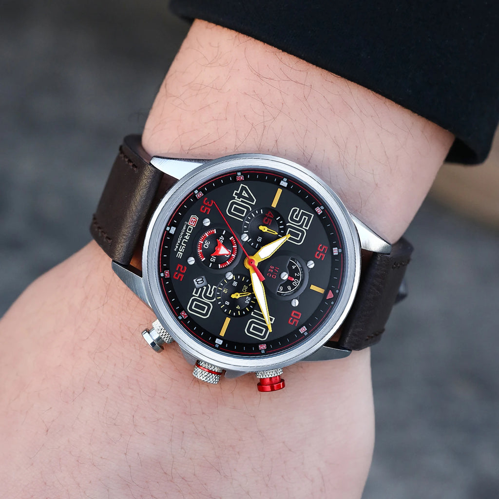 vastara fashion mens sports watches luxury men business watch 5 - casual unisex timepiece with chronograph (USA)