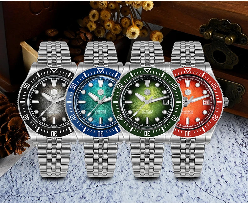 San Martin Men Diver Watch Automatic Mechanical - Product Image 6