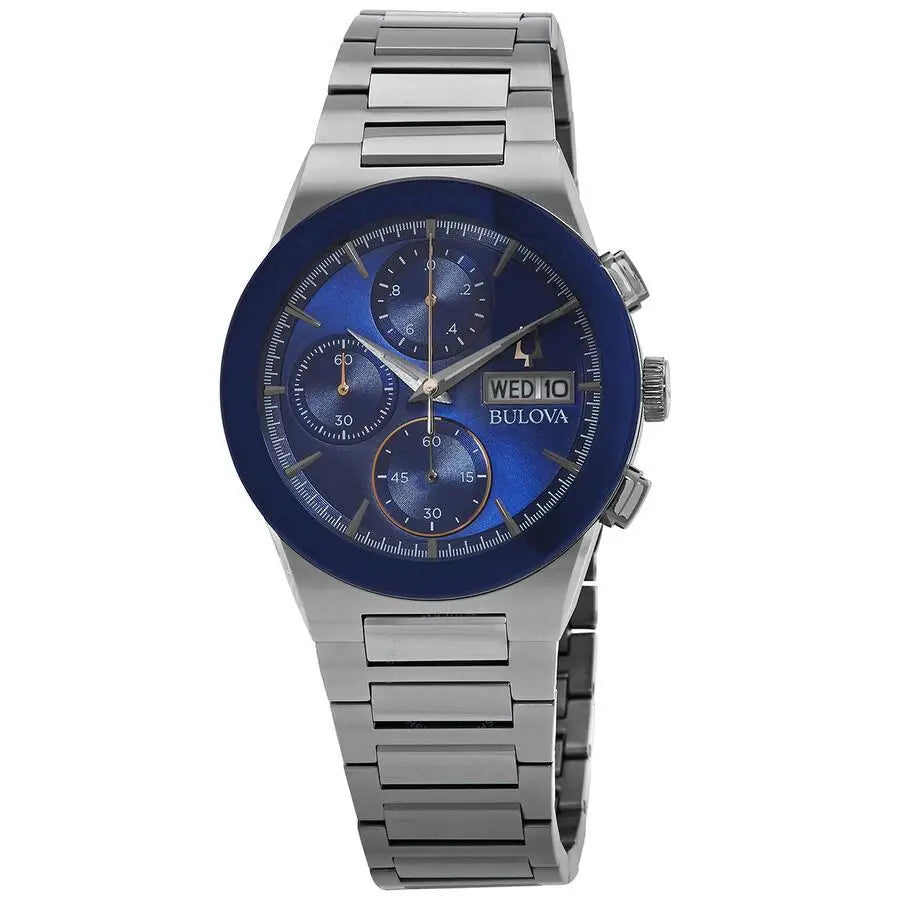 Bulova | Millennia Chronograph Quartz Blue Dial - Quartz Watch with precise quartz movement