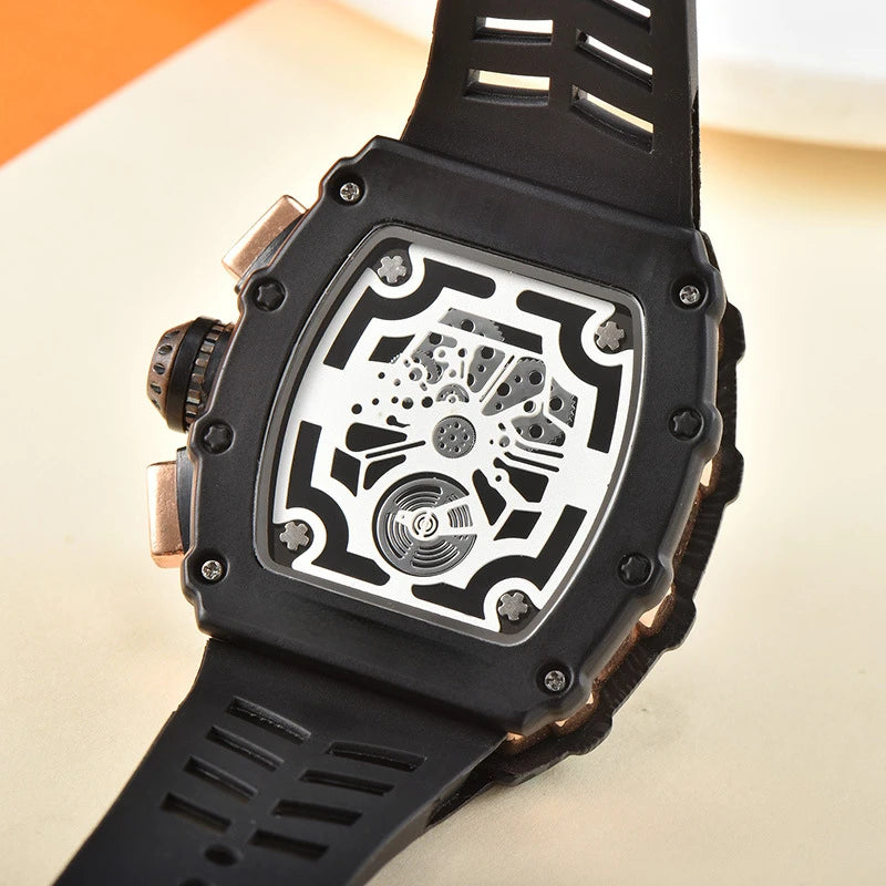 vastara - vortexedge quartz sport watch watch 5 - casual unisex timepiece with stainless steel (USA)