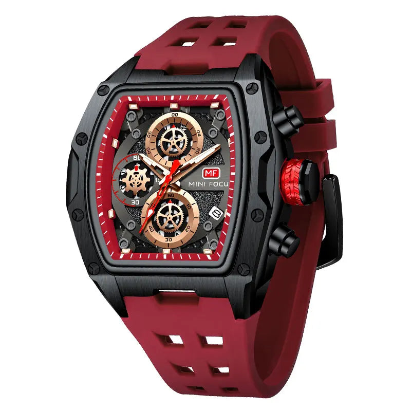 VASTARA vastara chronograph mini focus blue military sport watch unisex timepiece - chronograph stainless steel watch (USA)