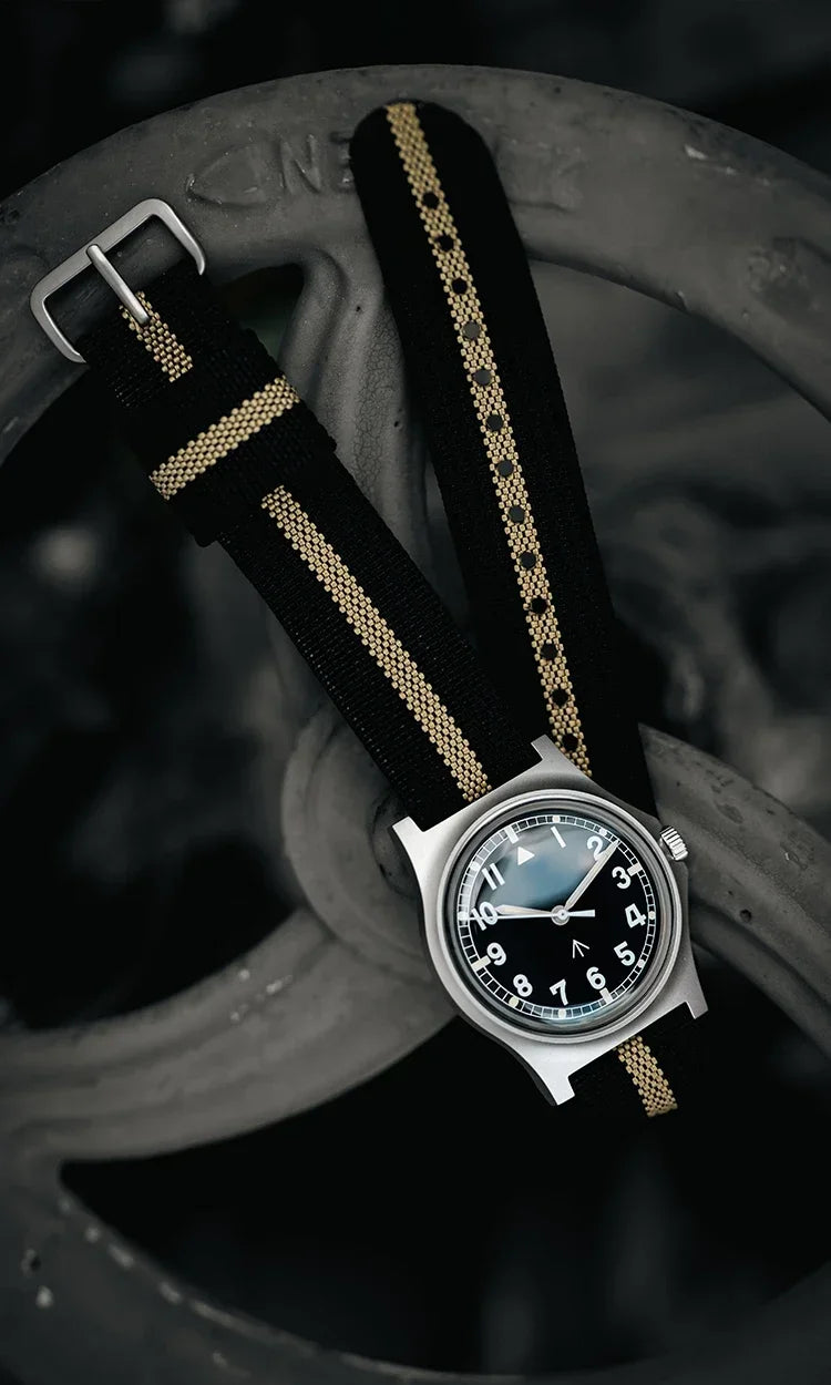 RDUNAE RA Quartz Watch Retro Military L Stainless - Product Image 23