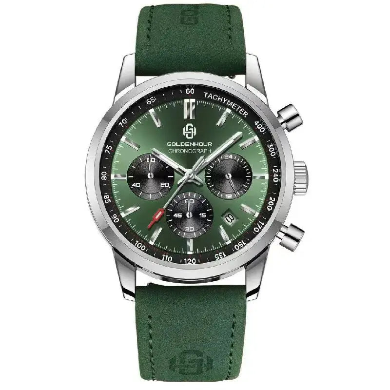 Green dial, multifunctional, calendar, high-end - Product Image 8