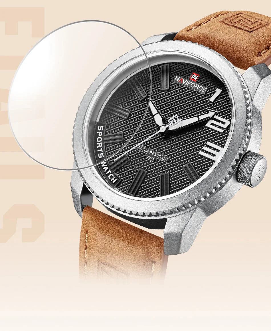 vastara - original naviforce watch for men quartz sport watch 5 - classic unisex timepiece with waterproof (USA)