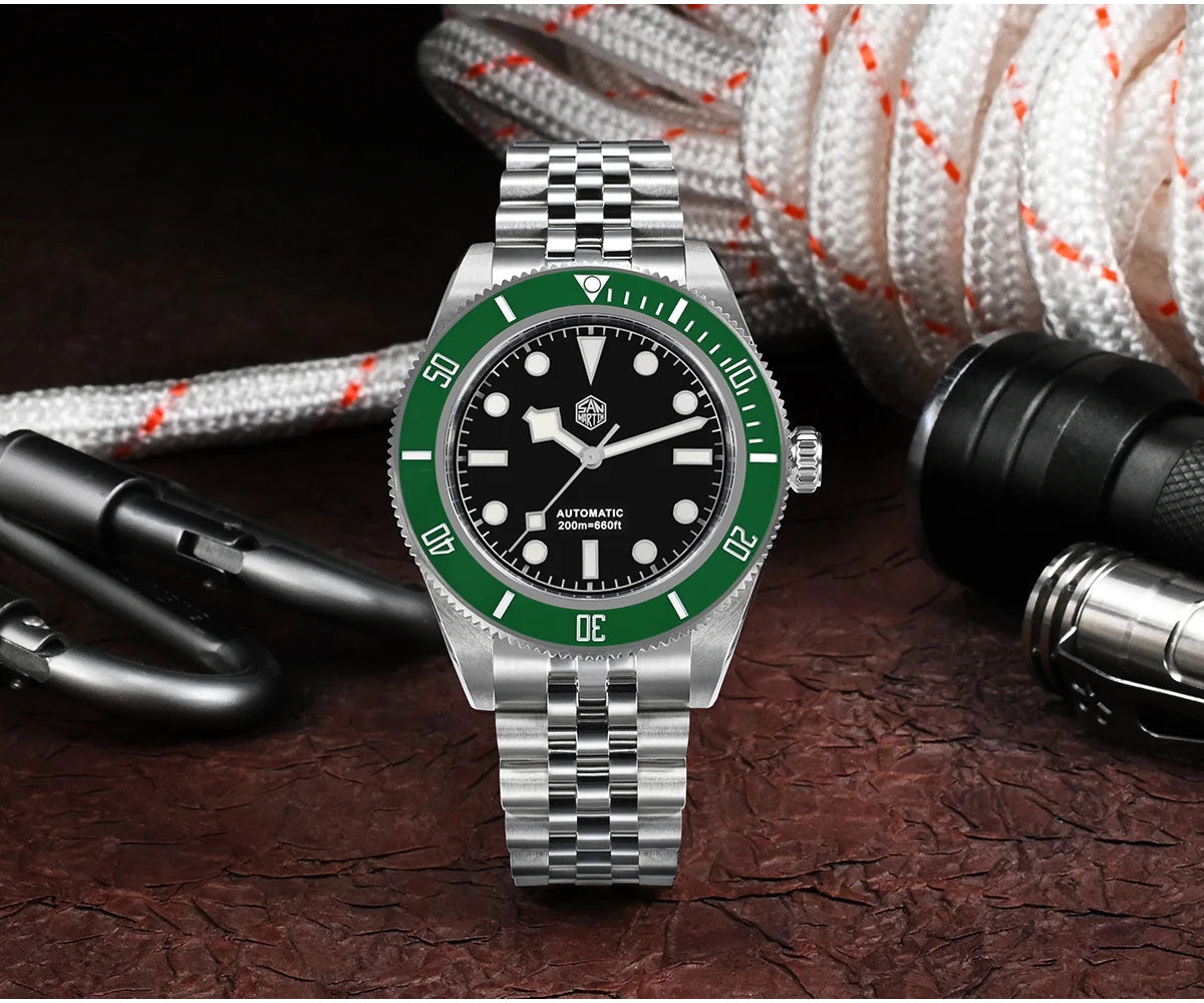 San Martin mm BB Men Watch Luxury Sport Diver Fly - Product Image 8