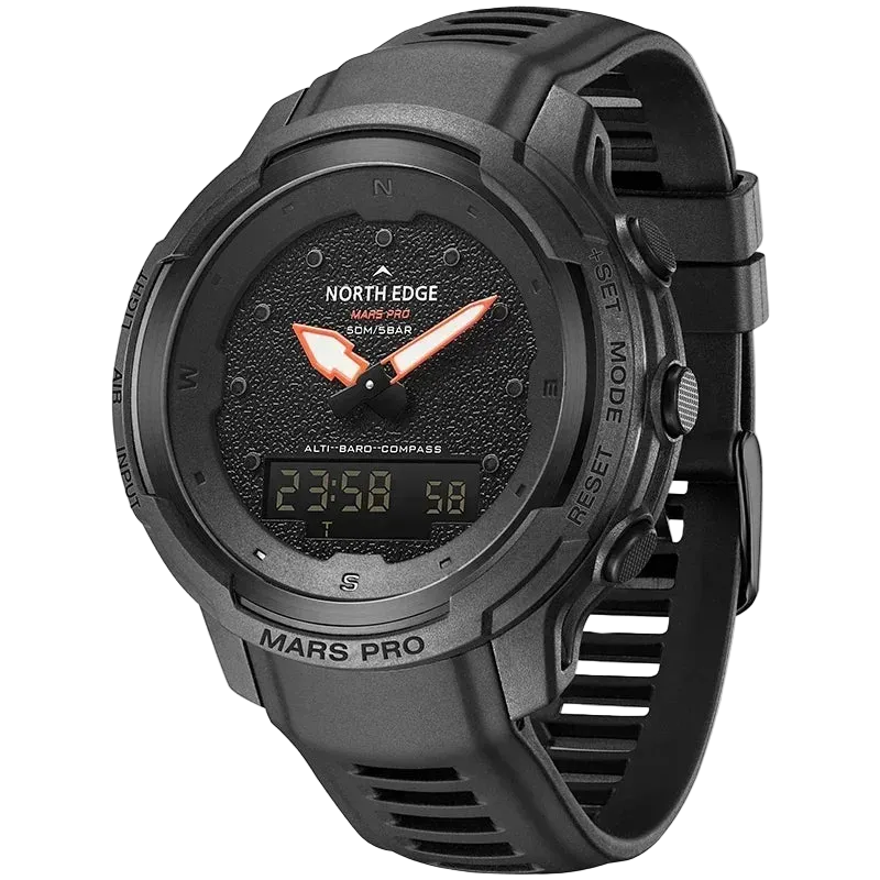 Men's Sports Digital Watch NORTH EDGE MARS Pro - Luxury Watch with precision timepiece