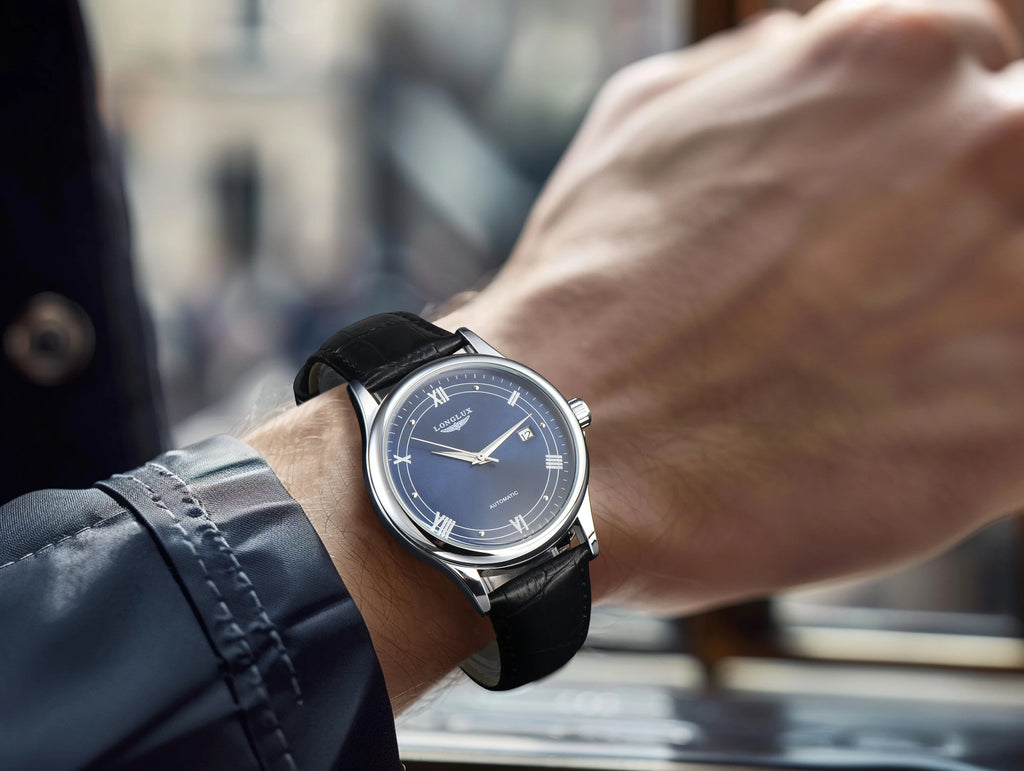 vastara longlux wholesale es simple versatile date leather gift watch detail - reliable movement, stainless steel,