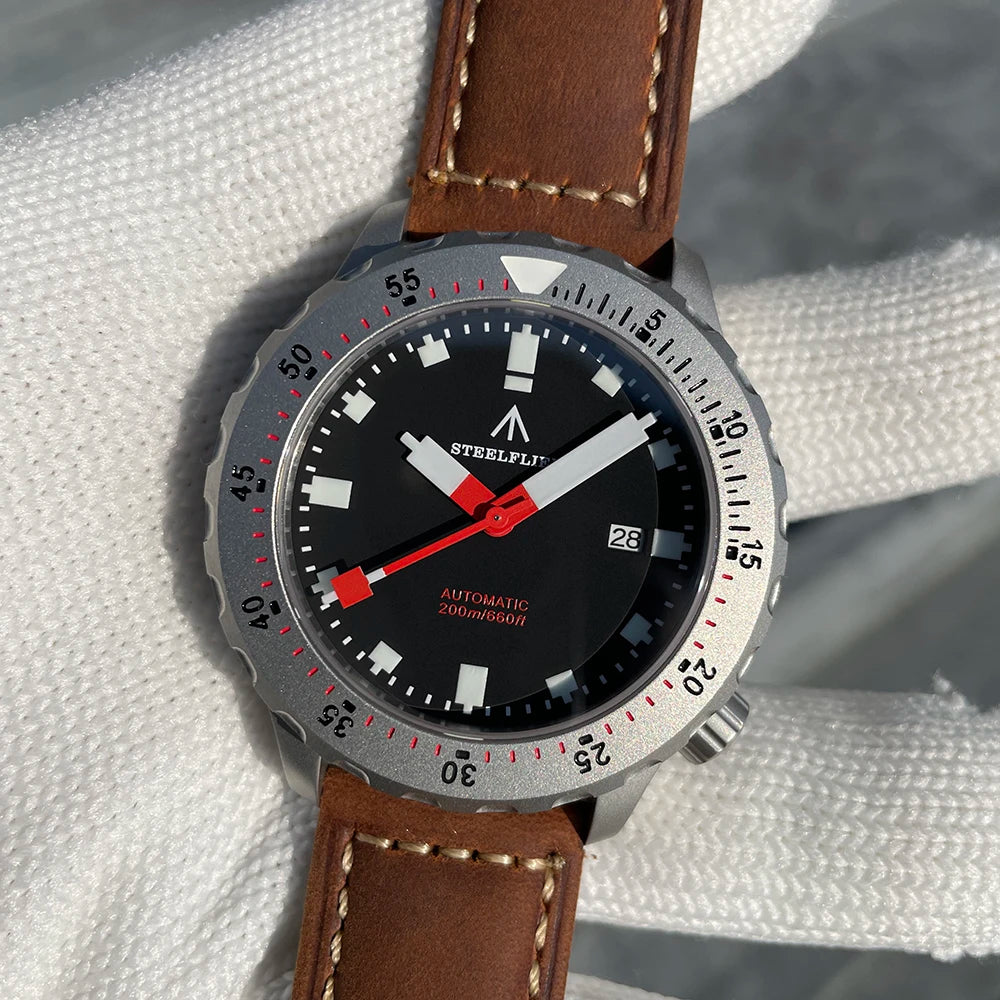 vastara sapphire steelflier official sf752 watch 23 - classic unisex timepiece with stainless steel (USA)