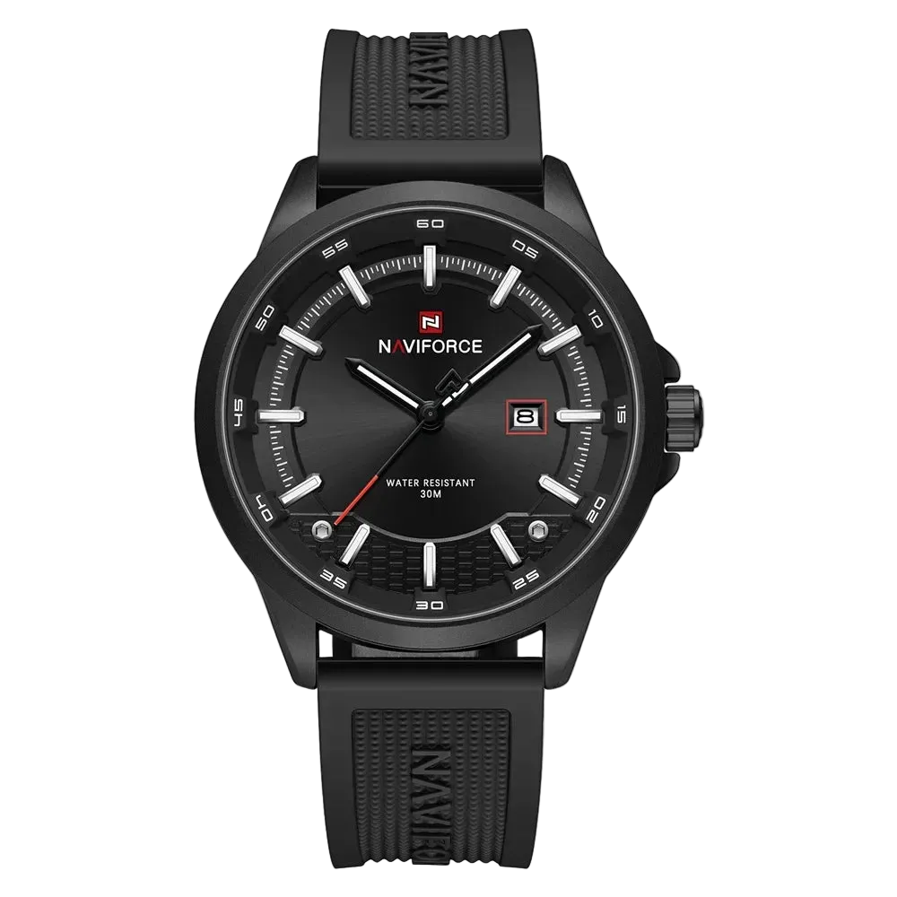 vastara naviforce sport military auto date silicone rubber original clock 9248 watch 27 - classic unisex timepiece with