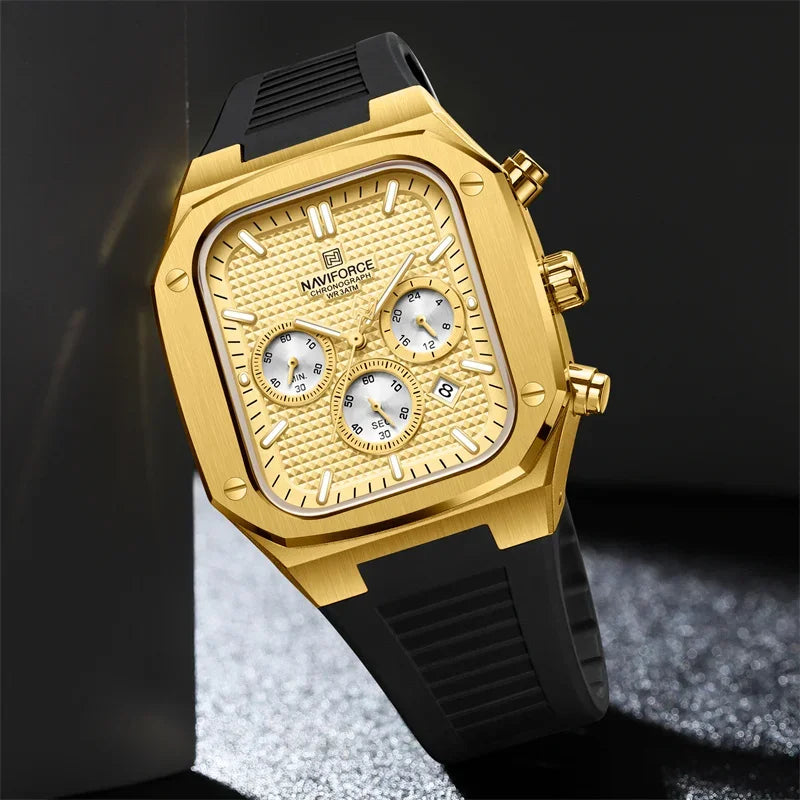 VASTARA vastara naviforce sport original army business chronograph military clock gift 8037 unisex timepiece - chronograph