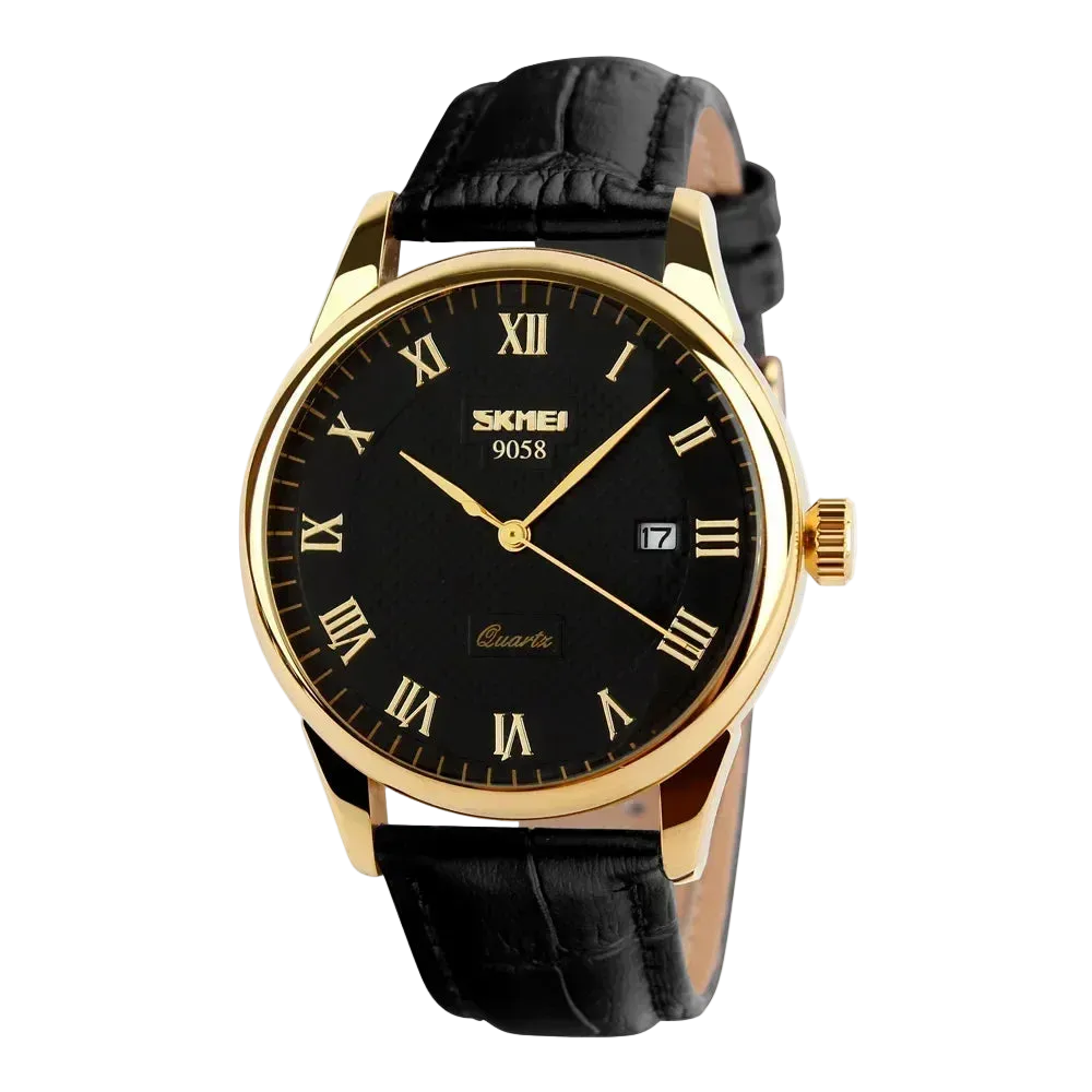 vastara skmei 9058 lovers love witness time leather strap sports wristes date clock reloj hombre watch detail - reliable