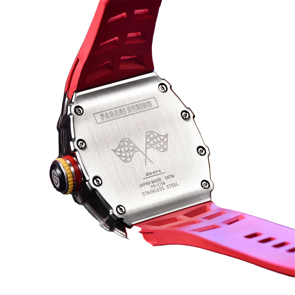 vastara - titanedge tonneau quartz watch watch 5 - casual unisex timepiece with chronograph (USA)