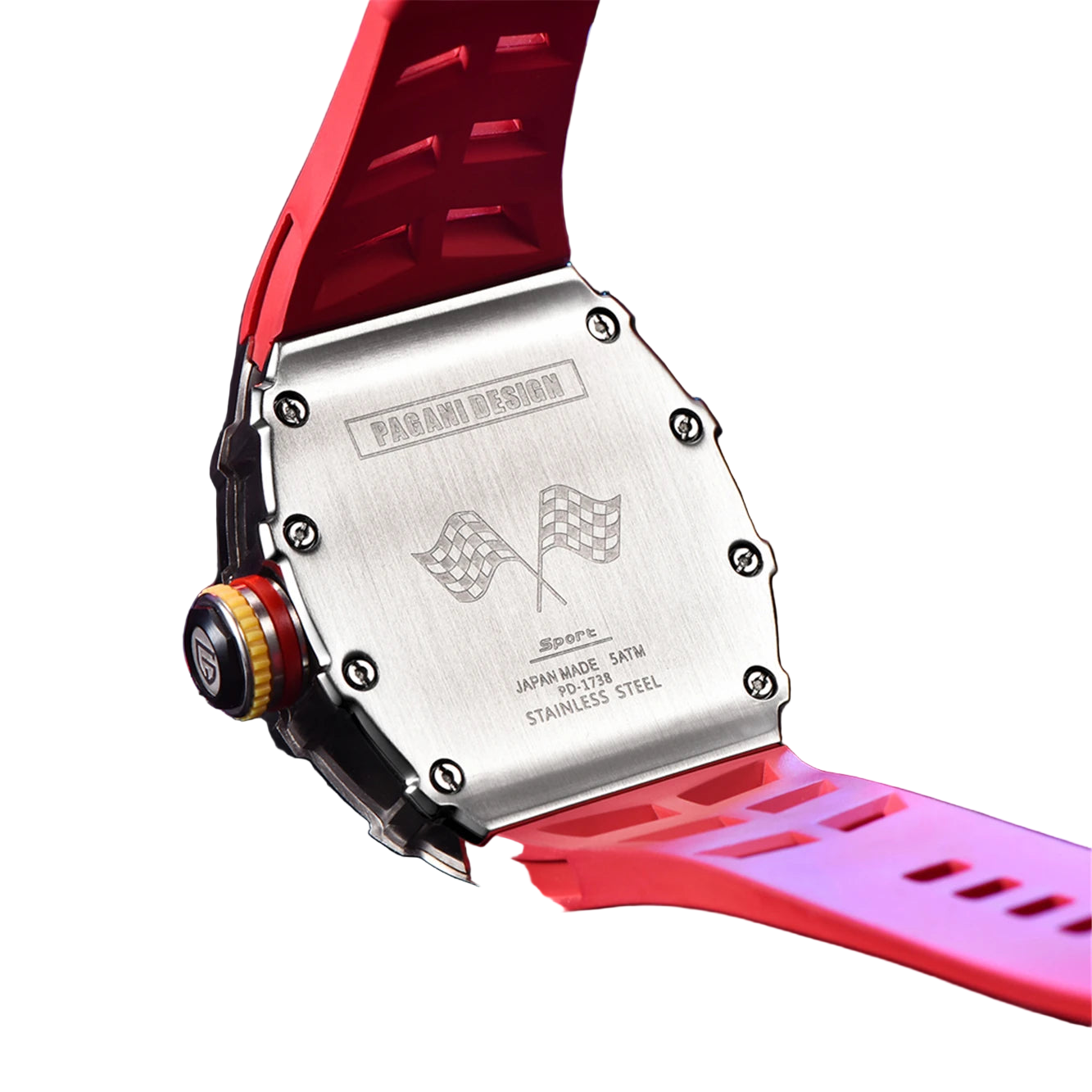 vastara - titanedge tonneau quartz watch watch 5 - casual unisex timepiece with chronograph (USA)