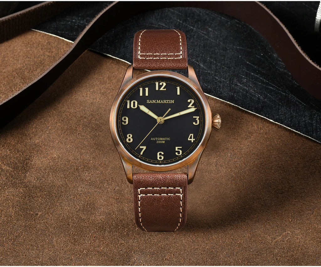 San Martin mm Retro Men Diver Watch CuSn Bronze - Product Image 24