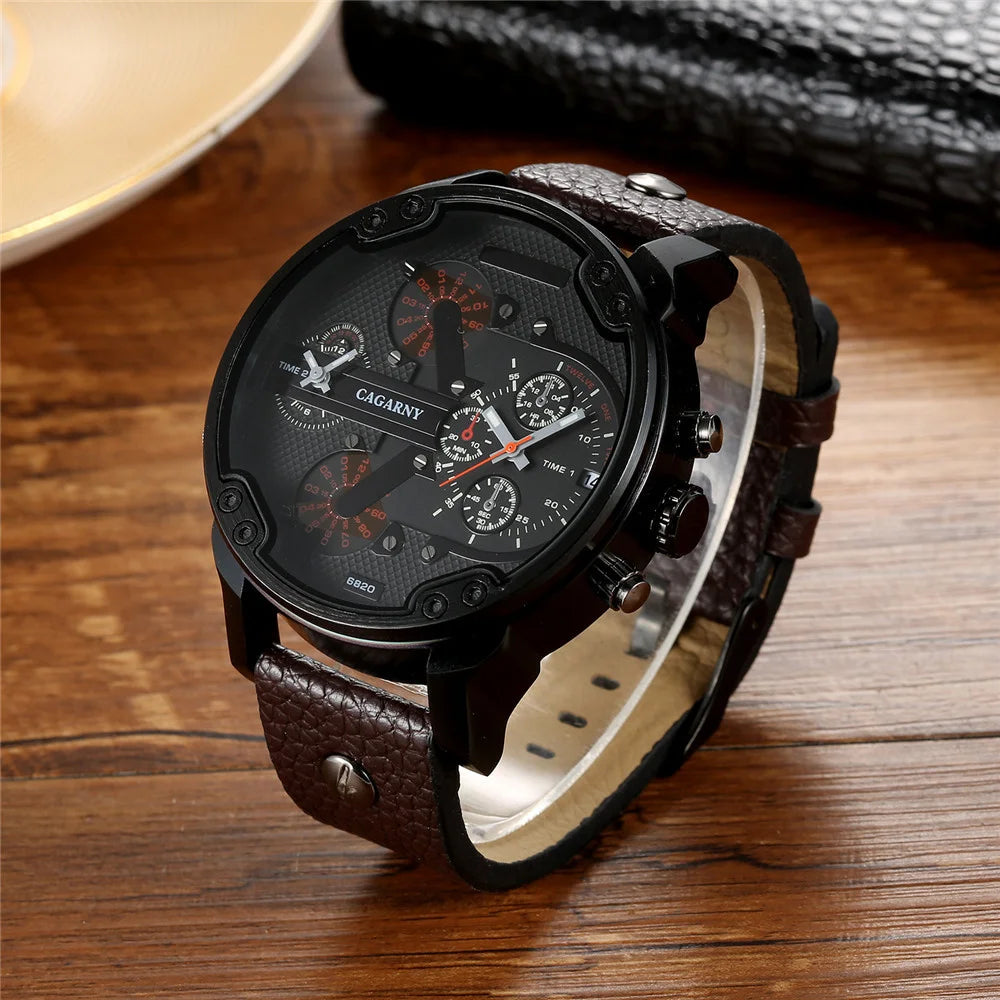 vastara cool big dial es for - genuine leather genuine leather design watch 30 - classic unisex timepiece with stainless