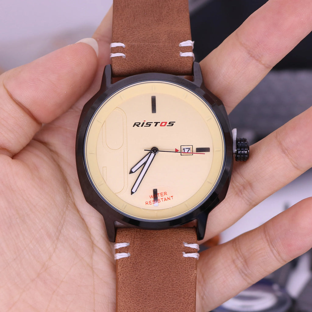 vastara miyota sport punk watch trade in leather models watch 20 - classic unisex timepiece with stainless steel (USA)