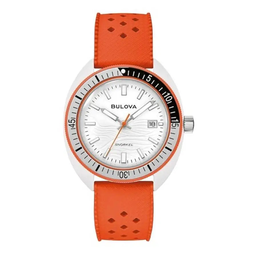 Bulova | Snorkel Clownfish Quartz White Dial Men's - Men'S Watch with precise quartz movement