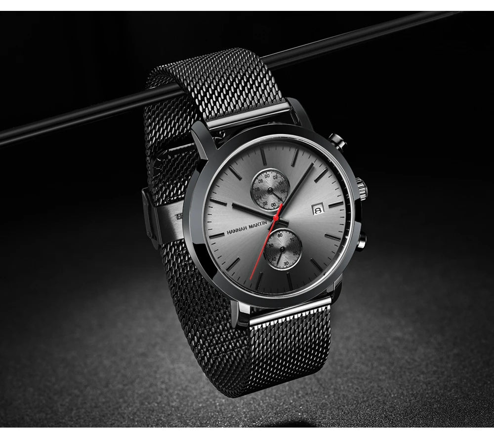 Stainless Steel Men Watch Multifunctional Dial - Product Image 9