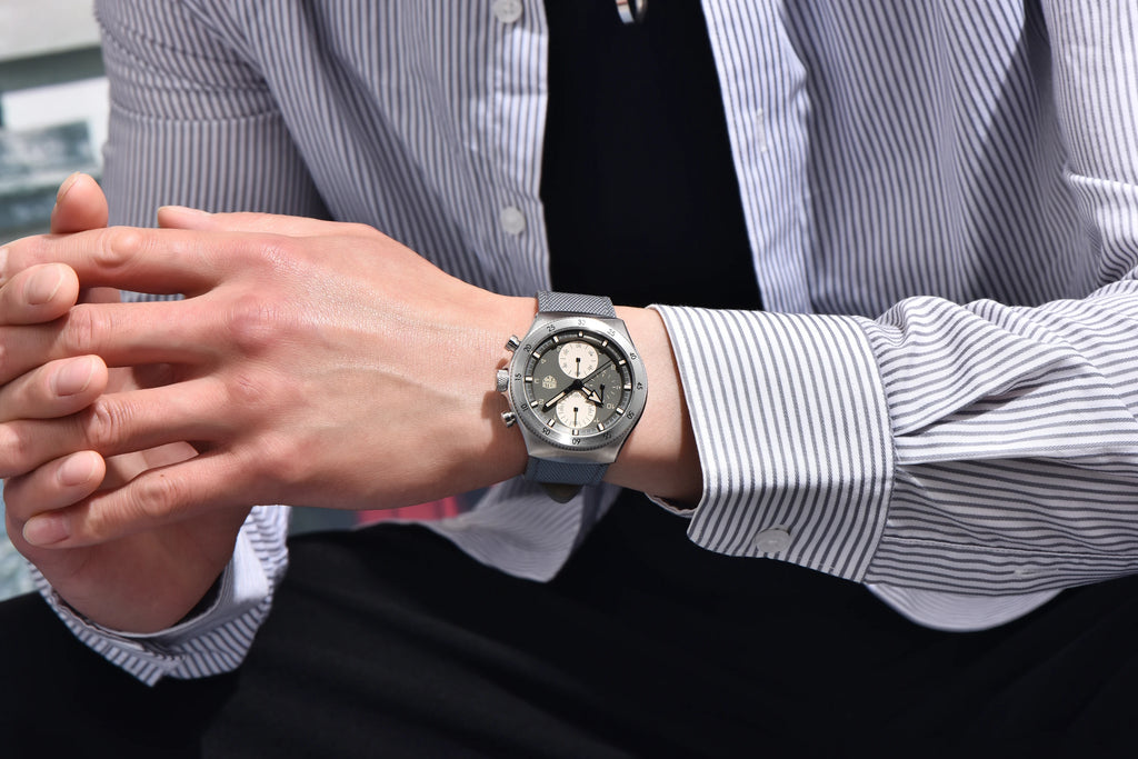 vastara rollstimi 's es chronograph for gift sapphire mirror stainless steel watch 8 - classic unisex timepiece with