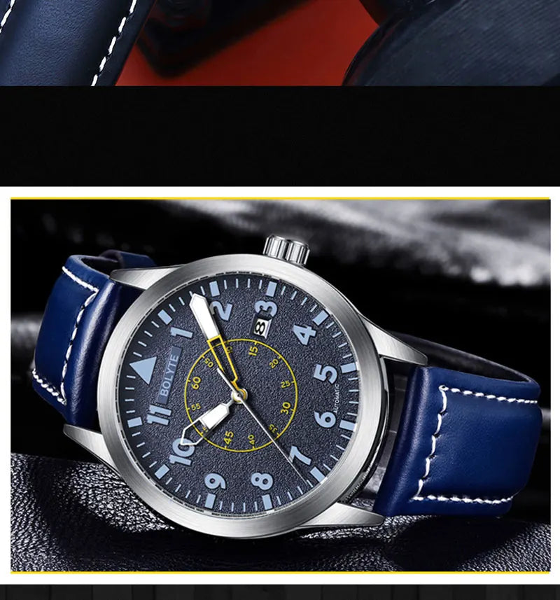 vastara bolyte retro classic design calendar blue belt blue dial 's relogios watch 13 - classic unisex timepiece with