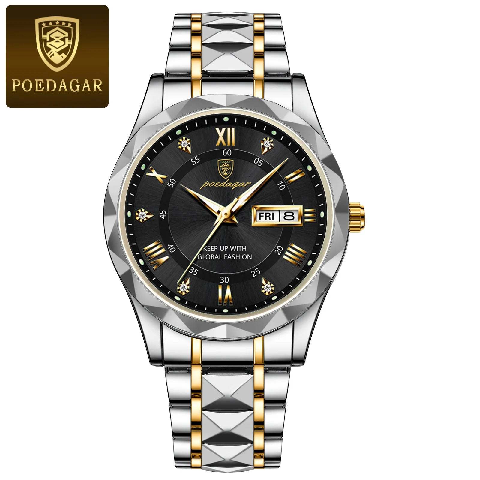 vastara poedagar business s es stainless watch 15 - business unisex timepiece with stainless steel (USA)