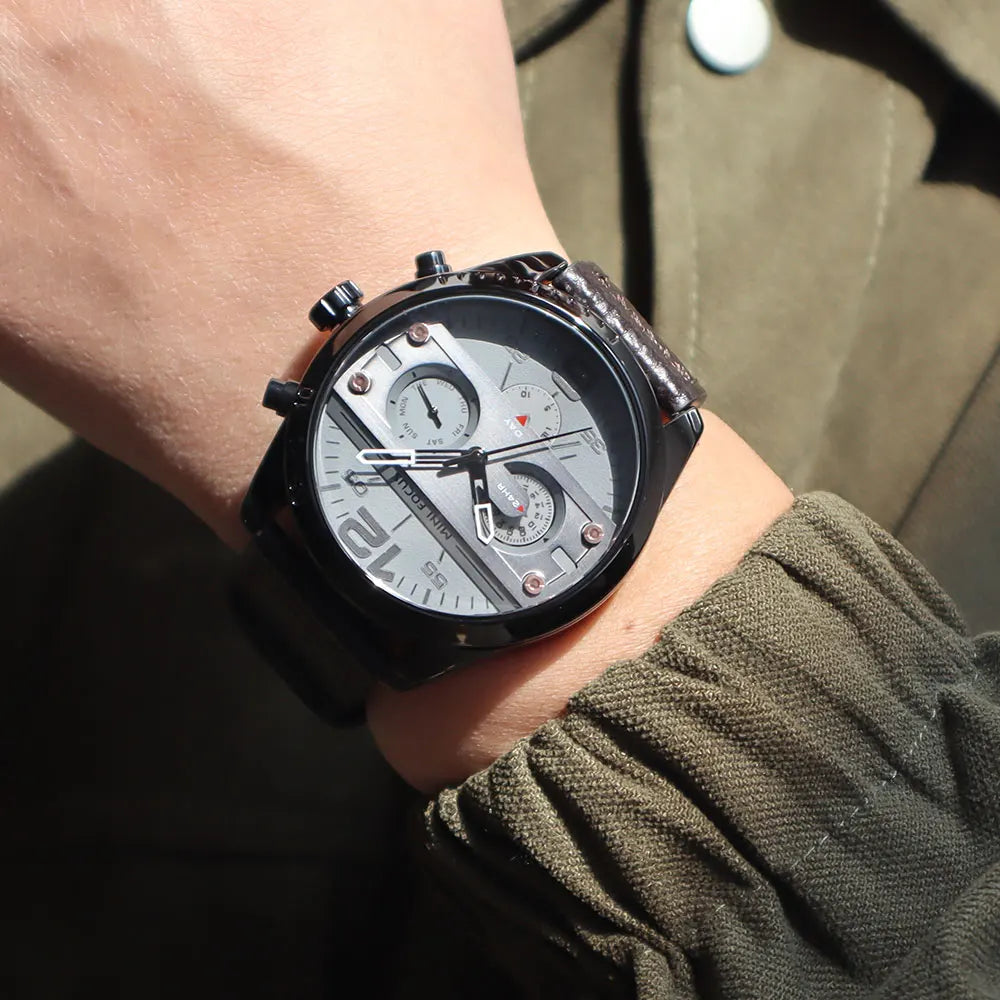 MINI FOCUS Men's Army Sports Quartz Watches - Product Image 4