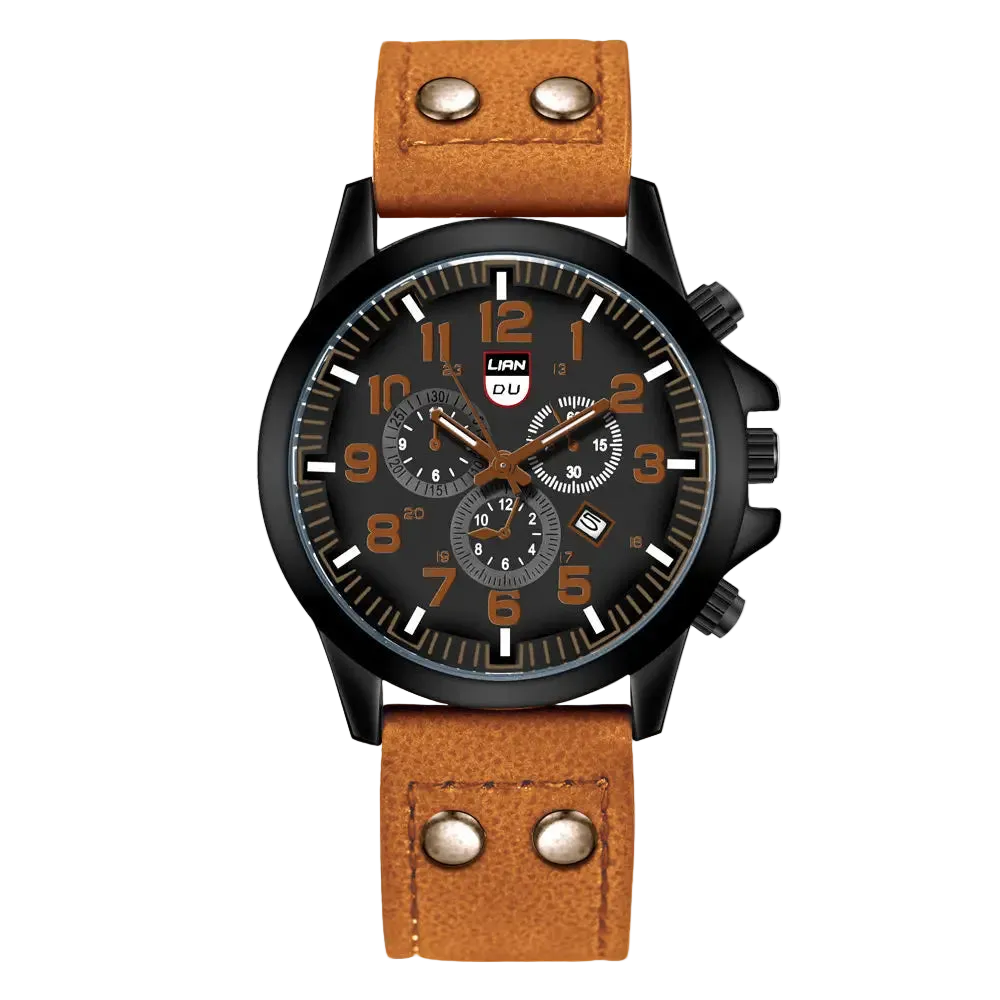 vastara sport wrist es leather strap army military for relogio masculino clock watch 53 - modern unisex timepiece with