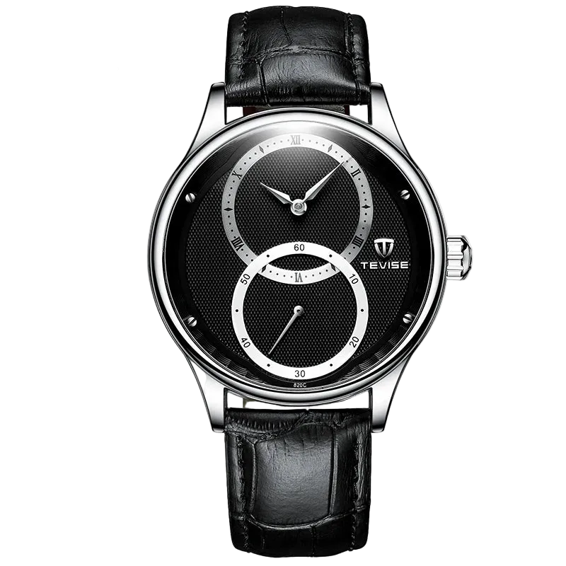 VASTARA vastara tevise for leather luminous business& sports stainless steel unisex timepiece - stainless steel stainless