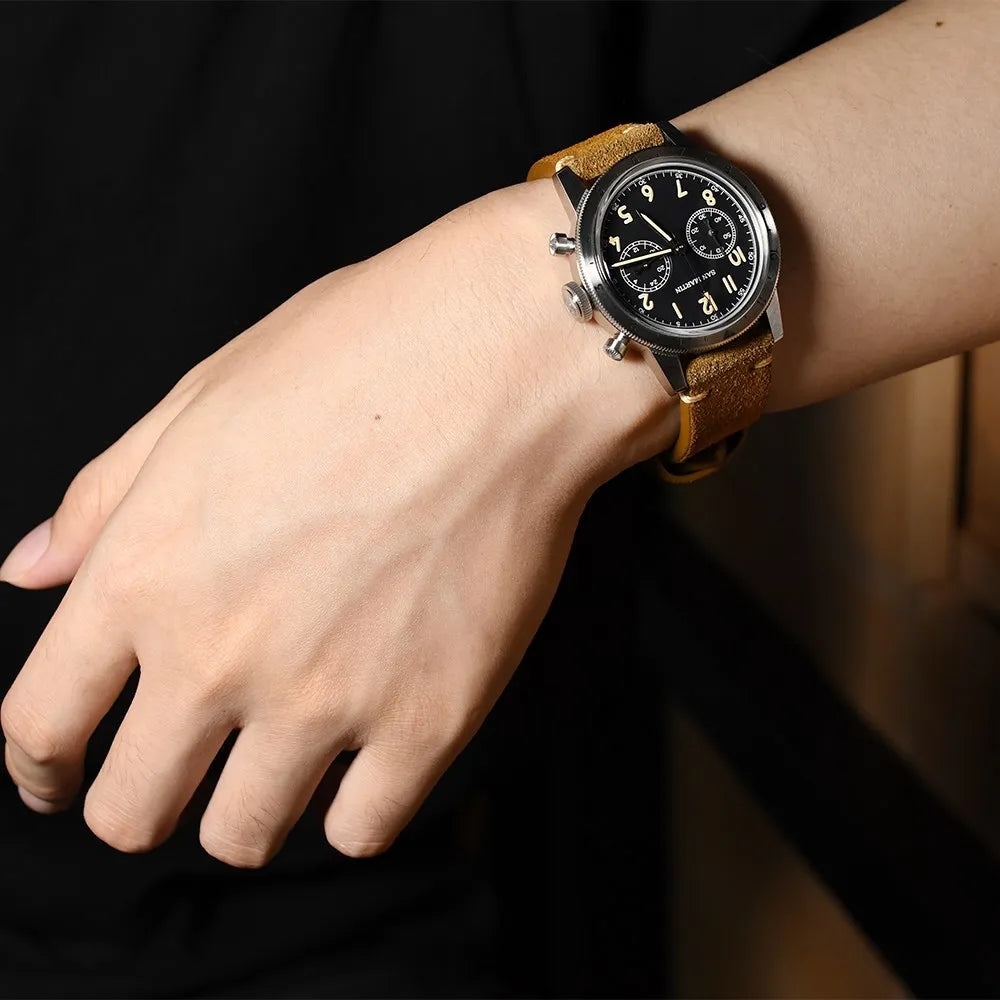 San Martin .mm Vintage Men Watch Military Style VK - Product Image 3