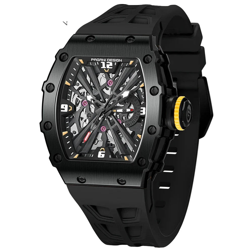 vastara - titanedge tonneau quartz watch watch 18 - casual unisex timepiece with chronograph (USA)