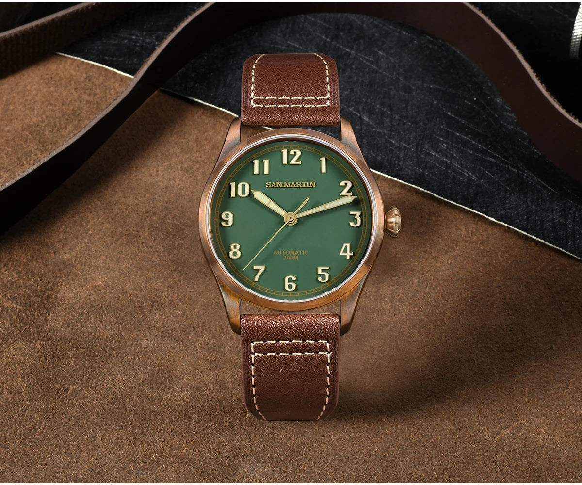 San Martin mm Retro Men Diver Watch CuSn Bronze - Product Image 25