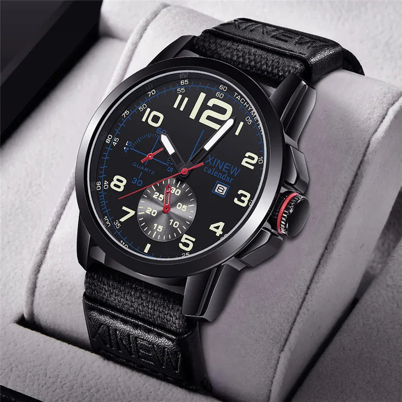 Men Big Brand XINEW Watches Fashion Nylon Band - Product Image 7